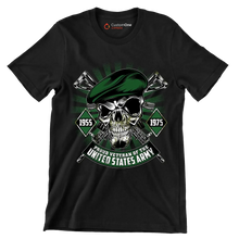 1955 1975 proud veteran of the united states army - Veterans Themed T-Shirt-Black-S-Custom One Express