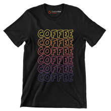 COFFEE - Coffee Themed T-Shirt-Black-S-Custom One Express