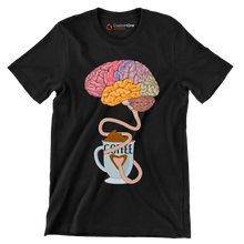 COFFEE - Coffee Themed T-Shirt-Black-S-Custom One Express