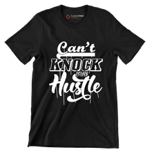 Can't Knock The Hustle - Motivational Themed T-Shirt-Black-S-Custom One Express