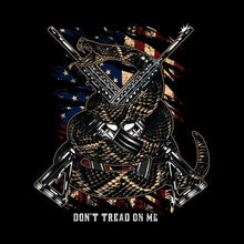 Don't tread on me - Veterans Themed T-Shirt-Black-S-Custom One Express