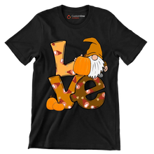Love - Thanksgiving Themed T-Shirt-Black-S-Custom One Express