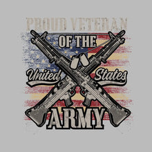 Proud veteran of the united states army - Veterans Themed T-Shirt-Black-S-Custom One Express