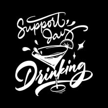 Support day drinking - Sarcasm Themed T-Shirt-Black-S-Custom One Express