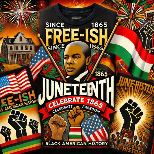 Juneteenth T-shirts, freedom day shirts, Black history apparel, African American culture shirts, emancipation T-shirts, custom Juneteenth shirts, social justice clothing,