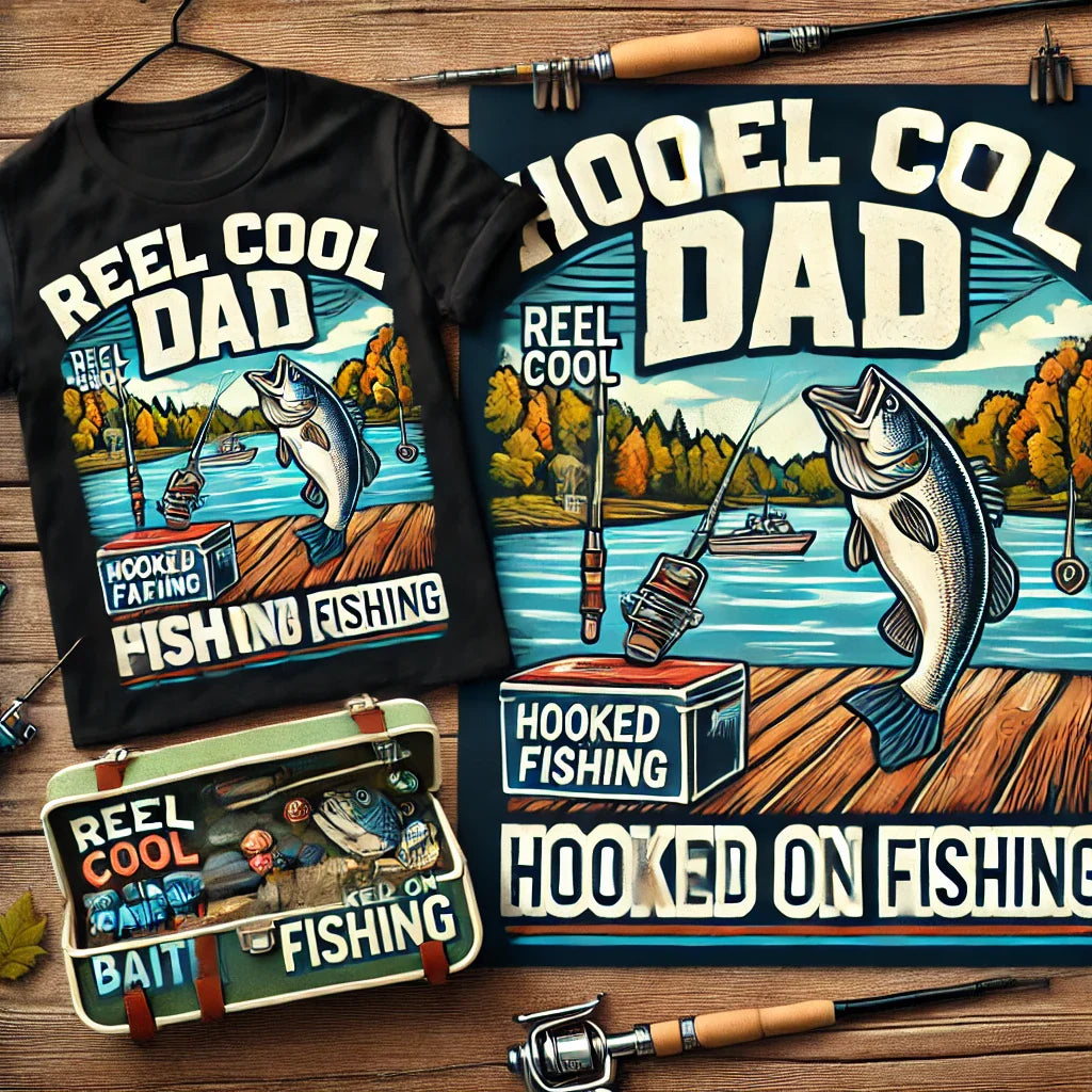 fishing T-shirts, novelty fishing shirts, custom fishing tees, funny fishing T-shirts, angler apparel, bass fishing shirts, trout shirts, fisherman gifts, personalized fishing shirts,