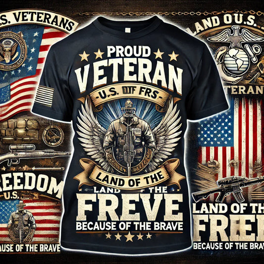 veterans T-shirts, military T-shirts, patriotic shirts, U.S. veteran apparel, army shirts, navy shirts, air force shirts, marines T-shirts, military gifts, veteran pride shirts