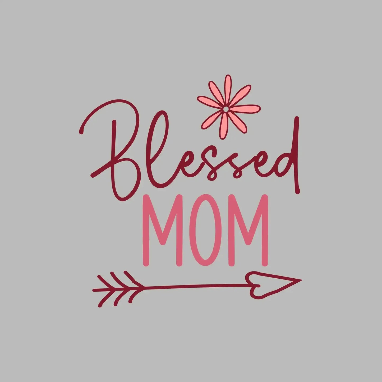 21029Blessed Mom - Mother’s Day T-Shirt-Black-S-Custom One Express