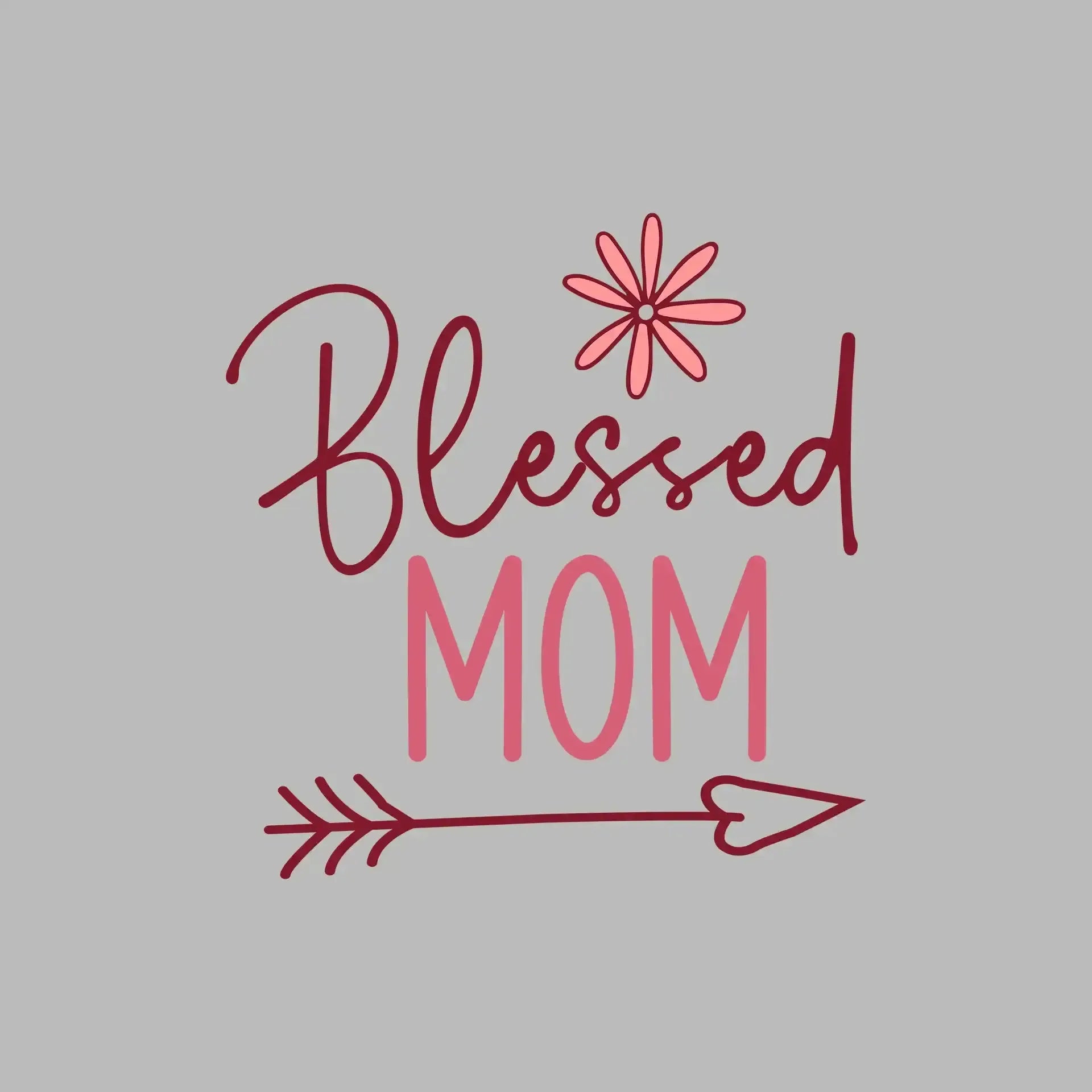 21029Blessed Mom - Mother’s Day T-Shirt-Black-S-Custom One Express