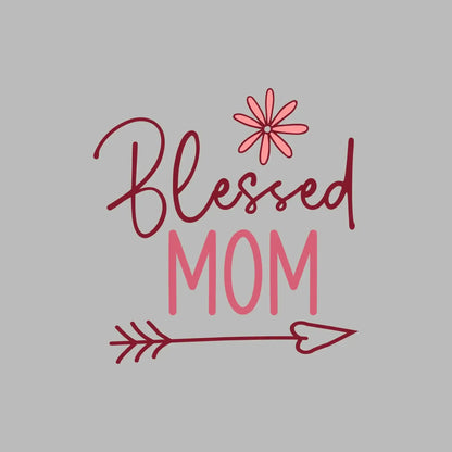 21029Blessed Mom - Mother’s Day T-Shirt-Black-S-Custom One Express