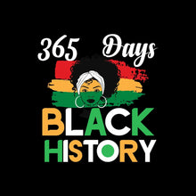 365 Days black histor - Martin Luther King T-Shirt-Black-S-Custom One Express