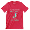 ALL MEN ARE CREATED EQUAL BUT THE BEST CAN STILL PLAY GOLF IN THEIR SEVENTIES - Golf Themed T-Shirt-Red-S-Custom One Express