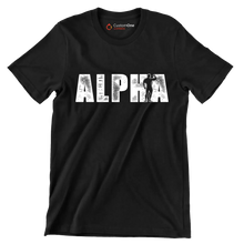 Alpha - Gym Themed T-Shirt-Black-S-Custom One Express