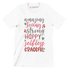 Amazing Loving Strong Happy Selfless Graceful - Mother’s Day T-Shirt-White-S-Custom One Express