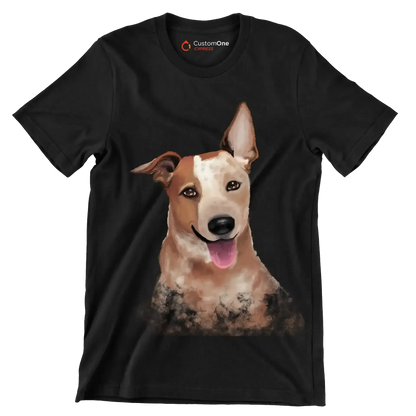Australian_Cattle_Dog - Dog Themed T-Shirt-Black-S-Custom One Express