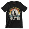 BACK NINES MATTER - Golf Themed T-Shirt-Black-S-Custom One Express