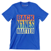 BACK NINES MATTER - Golf Themed T-Shirt-Blue-S-Custom One Express