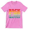 BACK NINES MATTER - Golf Themed T-Shirt-Pink-S-Custom One Express