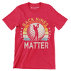 BACK NINES MATTER - Golf Themed T-Shirt-Red-S-Custom One Express