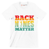 BACK NINES MATTER - Golf Themed T-Shirt-White-S-Custom One Express