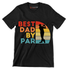 BEST DAD BY PAR - Golf Themed T-Shirt-Black-S-Custom One Express