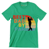 BEST DAD BY PAR - Golf Themed T-Shirt-Green-S-Custom One Express