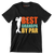 BEST GRANDPA BY PAR - Golf Themed T-Shirt-Black-S-Custom One Express