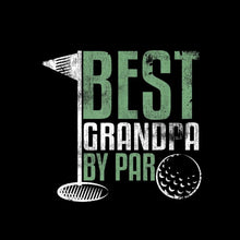 BEST GRANDPA BY PAR - Golf Themed T-Shirt-Black-S-Custom One Express