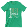 BEST GRANDPA BY PAR - Golf Themed T-Shirt-Green-S-Custom One Express