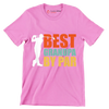 BEST GRANDPA BY PAR - Golf Themed T-Shirt-Pink-S-Custom One Express