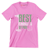 BEST GRANDPA BY PAR - Golf Themed T-Shirt-Pink-S-Custom One Express