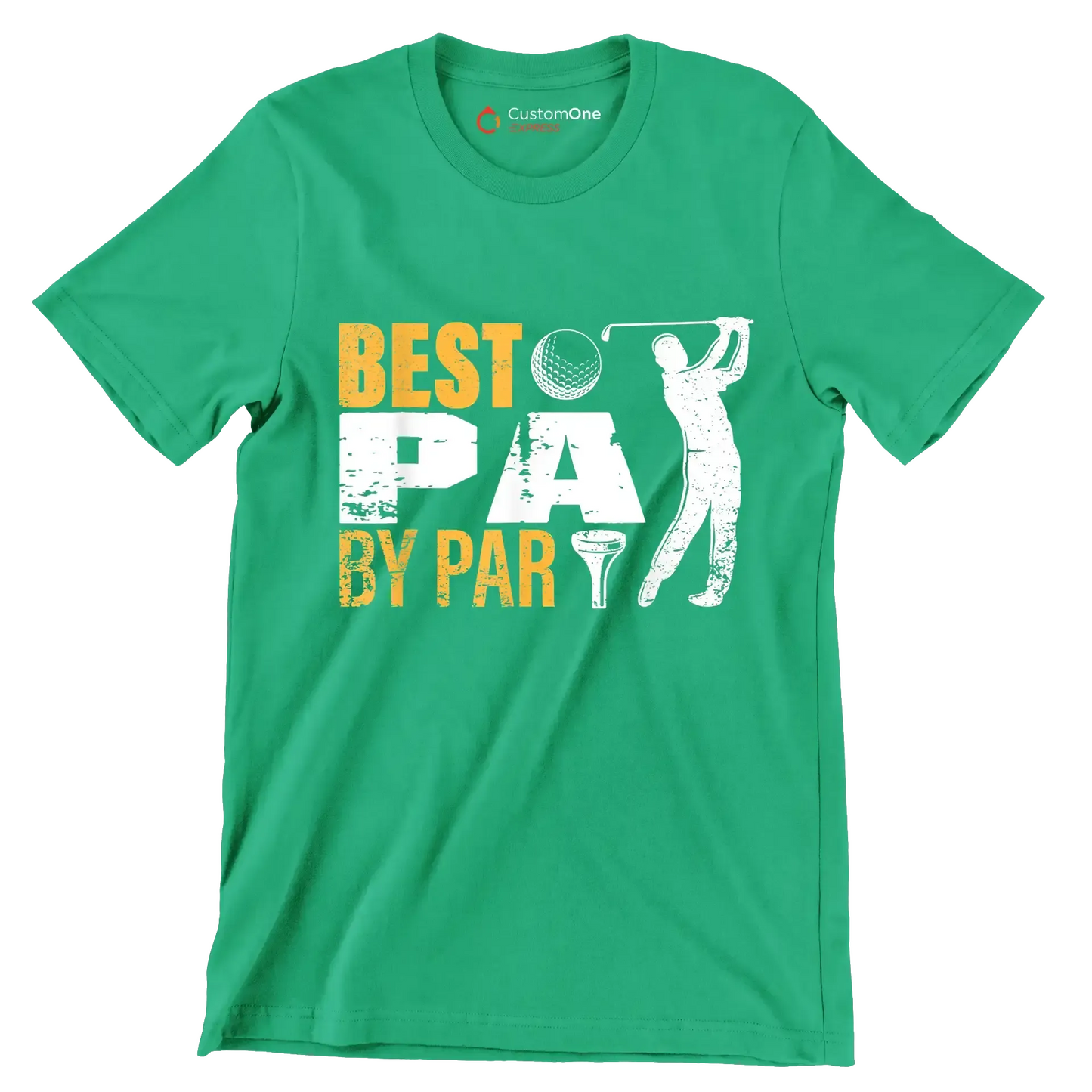 BEST PA BY PAR - Golf Themed T-Shirt-Green-S-Custom One Express