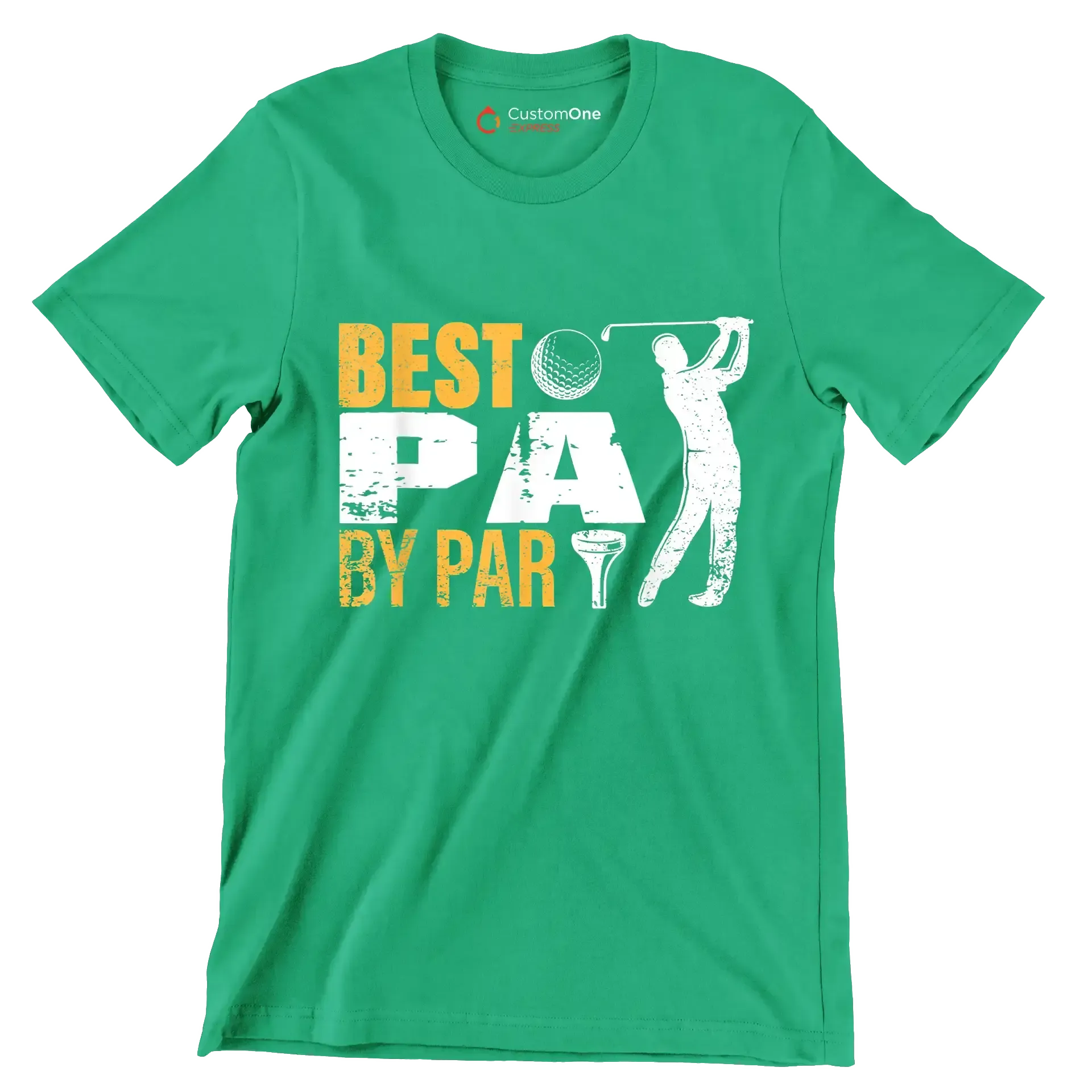 BEST PA BY PAR - Golf Themed T-Shirt-Green-S-Custom One Express