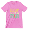 BEST PAPA BY PAR - Golf Themed T-Shirt-Pink-S-Custom One Express