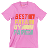 BEST PAPA BY PAR - Golf Themed T-Shirt-Pink-S-Custom One Express