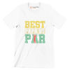 BEST PAPA BY PAR - Golf Themed T-Shirt-White-S-Custom One Express