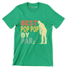 BEST POP POP BY PAR - Golf Themed T-Shirt-Green-S-Custom One Express