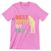 BEST POP POP BY PAR - Golf Themed T-Shirt-Pink-S-Custom One Express