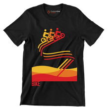 BIKE - Bicycle Themed T-Shirt-Black-S-Custom One Express