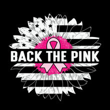 Back The Pink - Breast Cancer Awareness T-Shirt-Black-S-Custom One Express