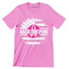 Back The Pink - Breast Cancer Awareness T-Shirt-Pink-S-Custom One Express