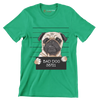 Bad dog 38721 - Dog Themed T-Shirt-Green-S-Custom One Express