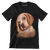 Basset_Hound - Dog Themed T-Shirt-Black-S-Custom One Express