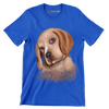 Basset_Hound - Dog Themed T-Shirt-Blue-S-Custom One Express