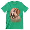 Basset_Hound - Dog Themed T-Shirt-Green-S-Custom One Express