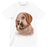 Basset_Hound - Dog Themed T-Shirt-White-S-Custom One Express