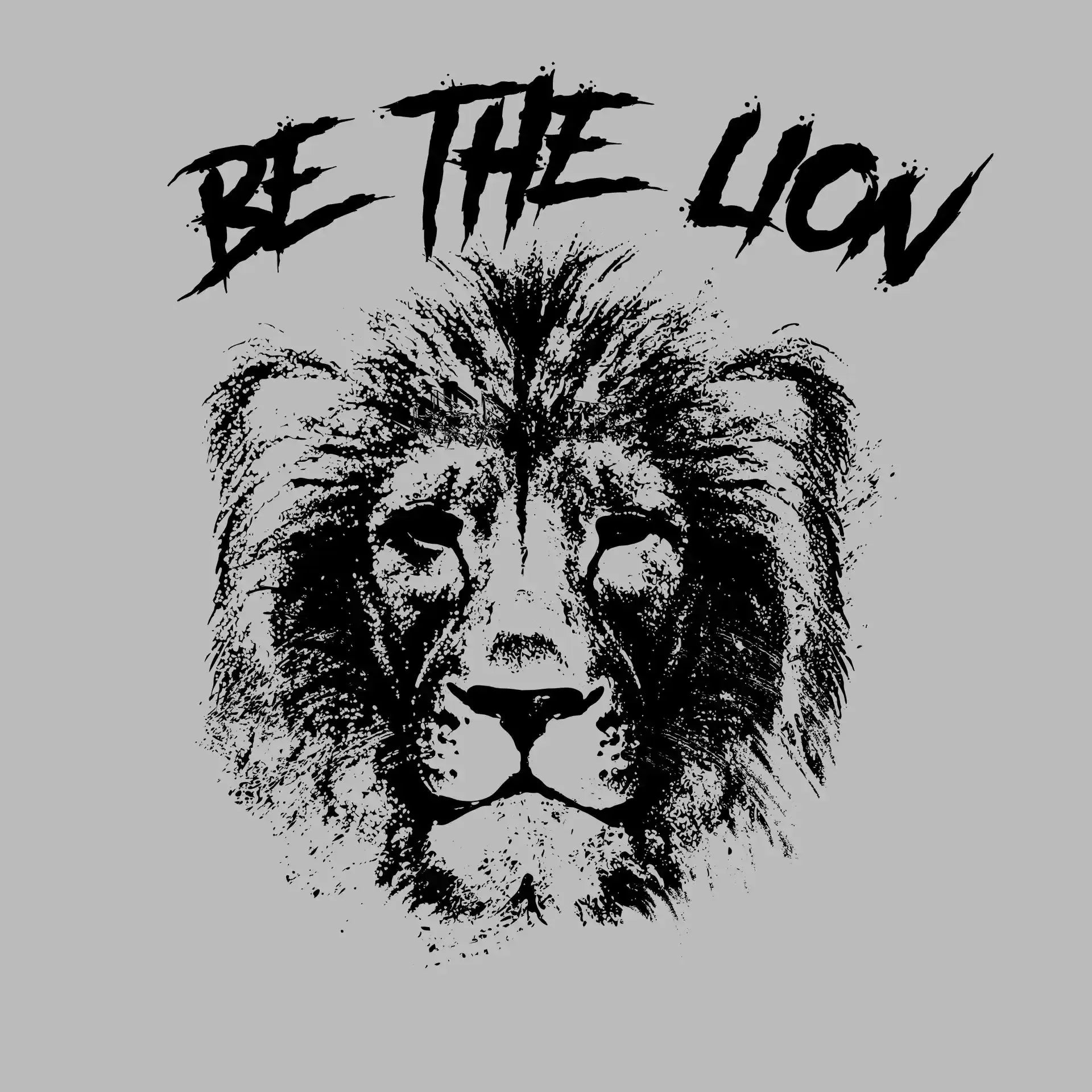 Be The Lion - Gym Themed T-Shirt-Blue-S-Custom One Express