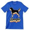 Beagle - Dog Themed T-Shirt-Blue-S-Custom One Express