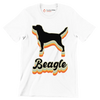 Beagle - Dog Themed T-Shirt-White-S-Custom One Express