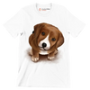 Beagle_Puppy - Dog Themed T-Shirt-White-S-Custom One Express